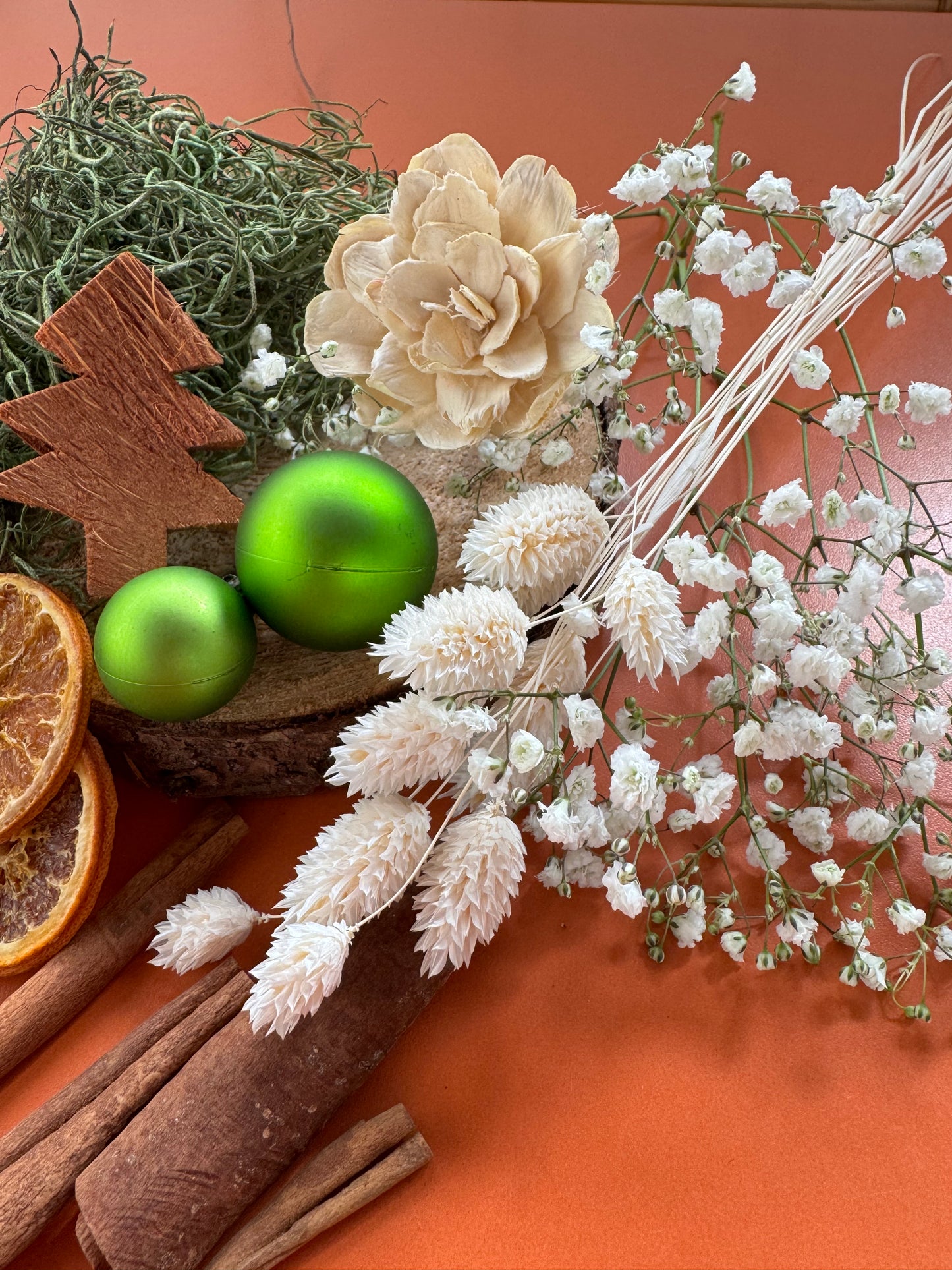 DIY Box Weihnachten natur grün