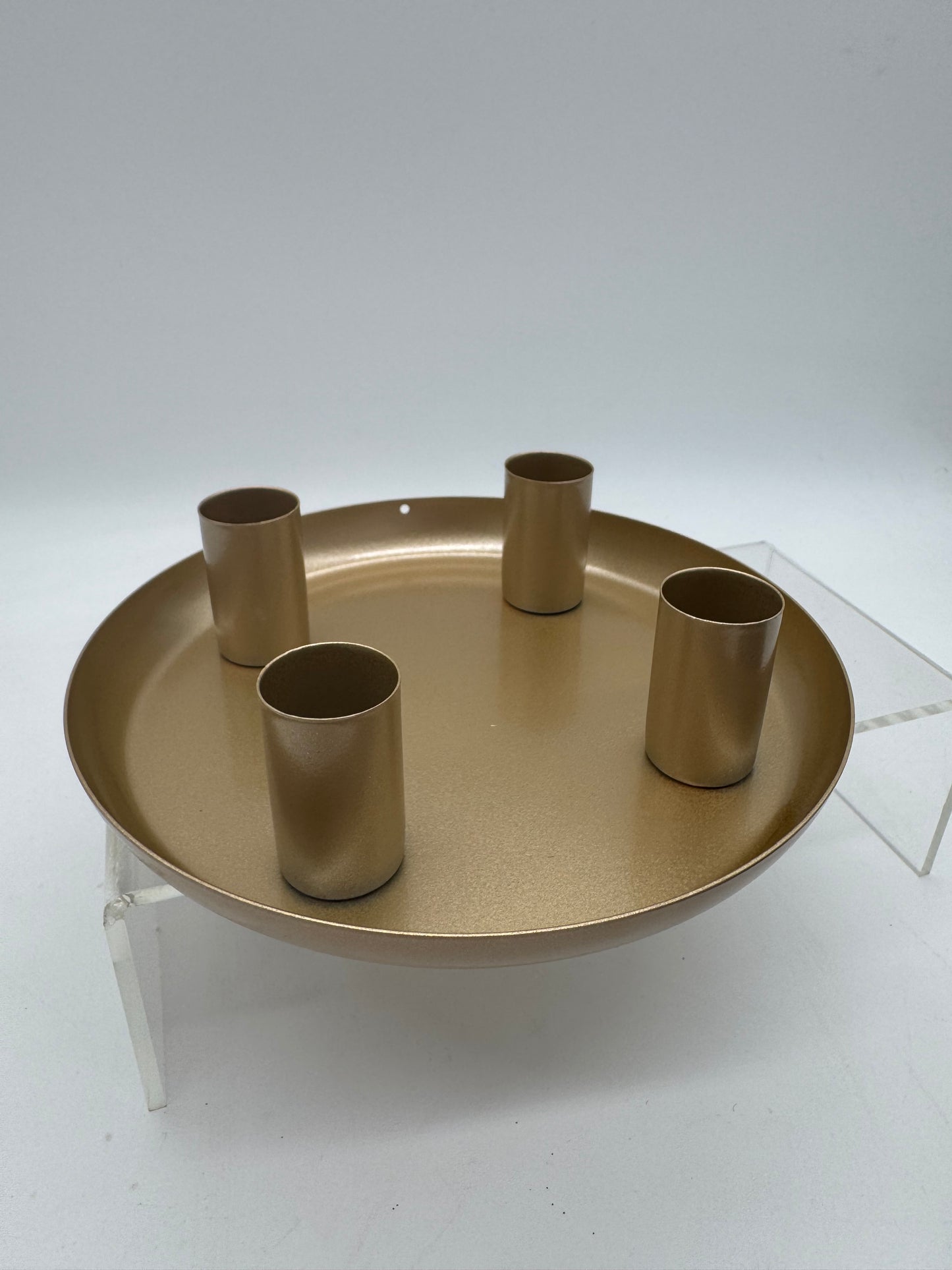 Runder Kerzenhalter Gestell Adventskranz 17 cm