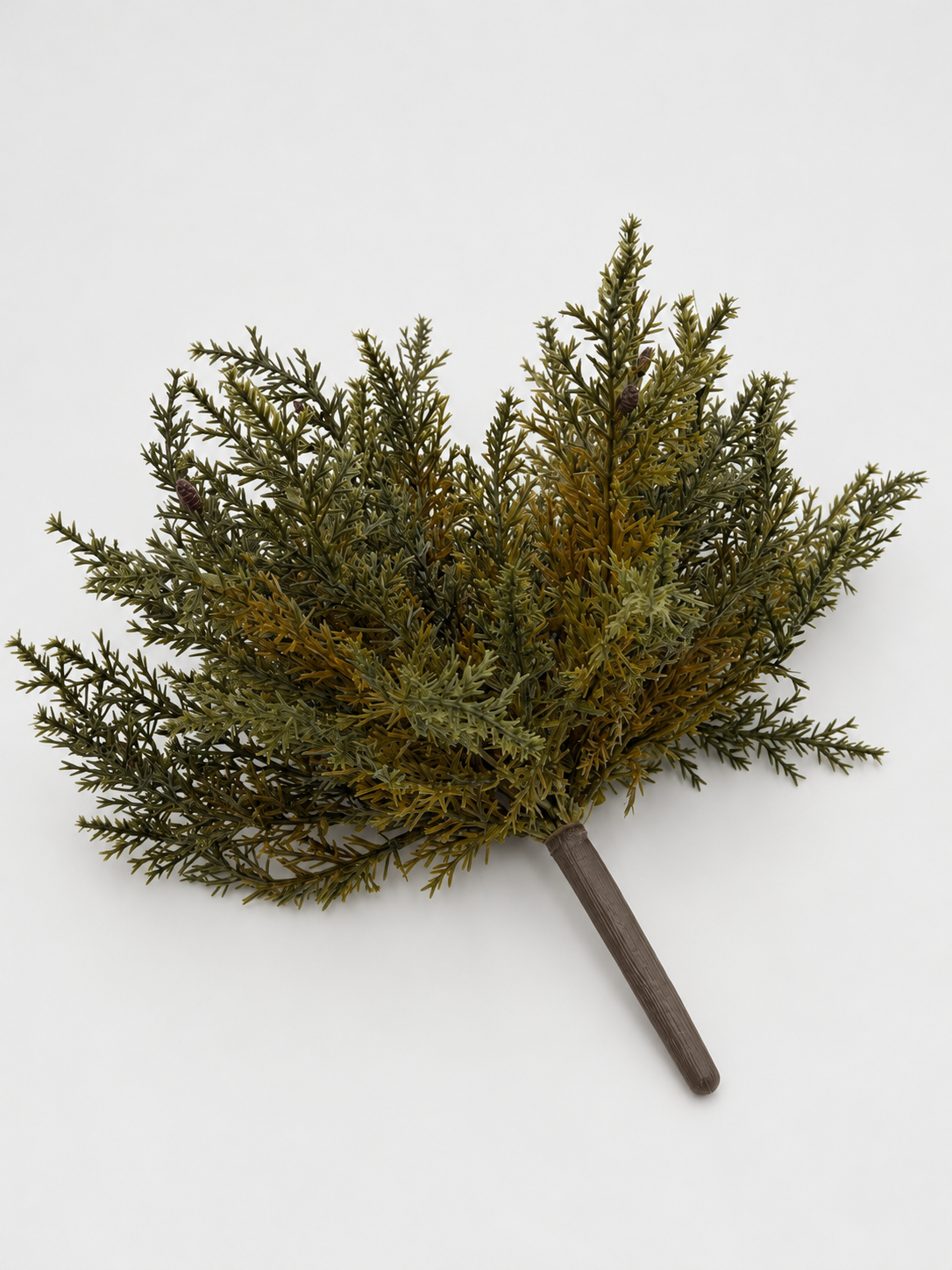 Künstlicher Thujabusch 25 cm Grün Kunstzweig