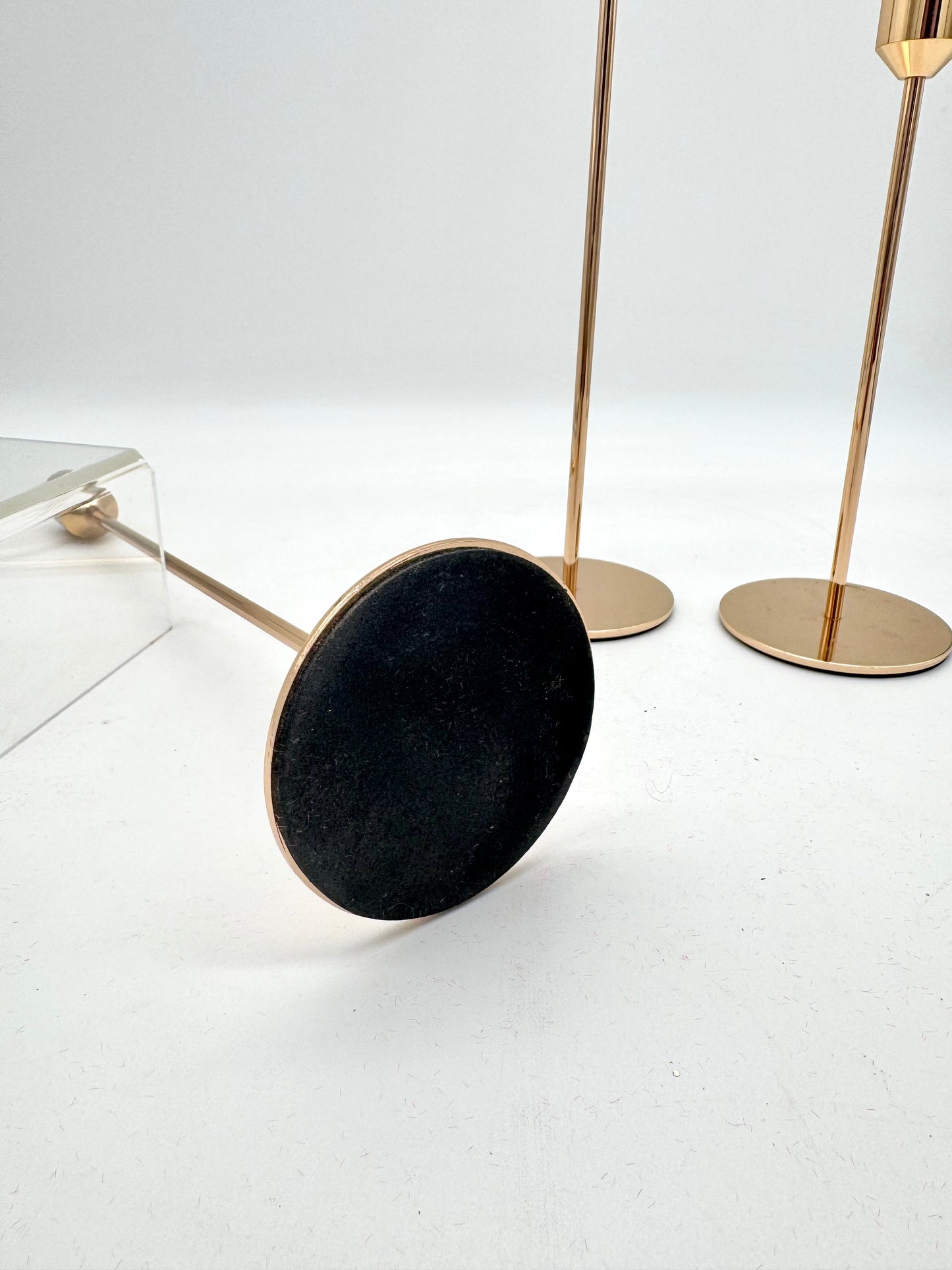 Filigraner Kerzenständer Kerzenhalter goldfarben