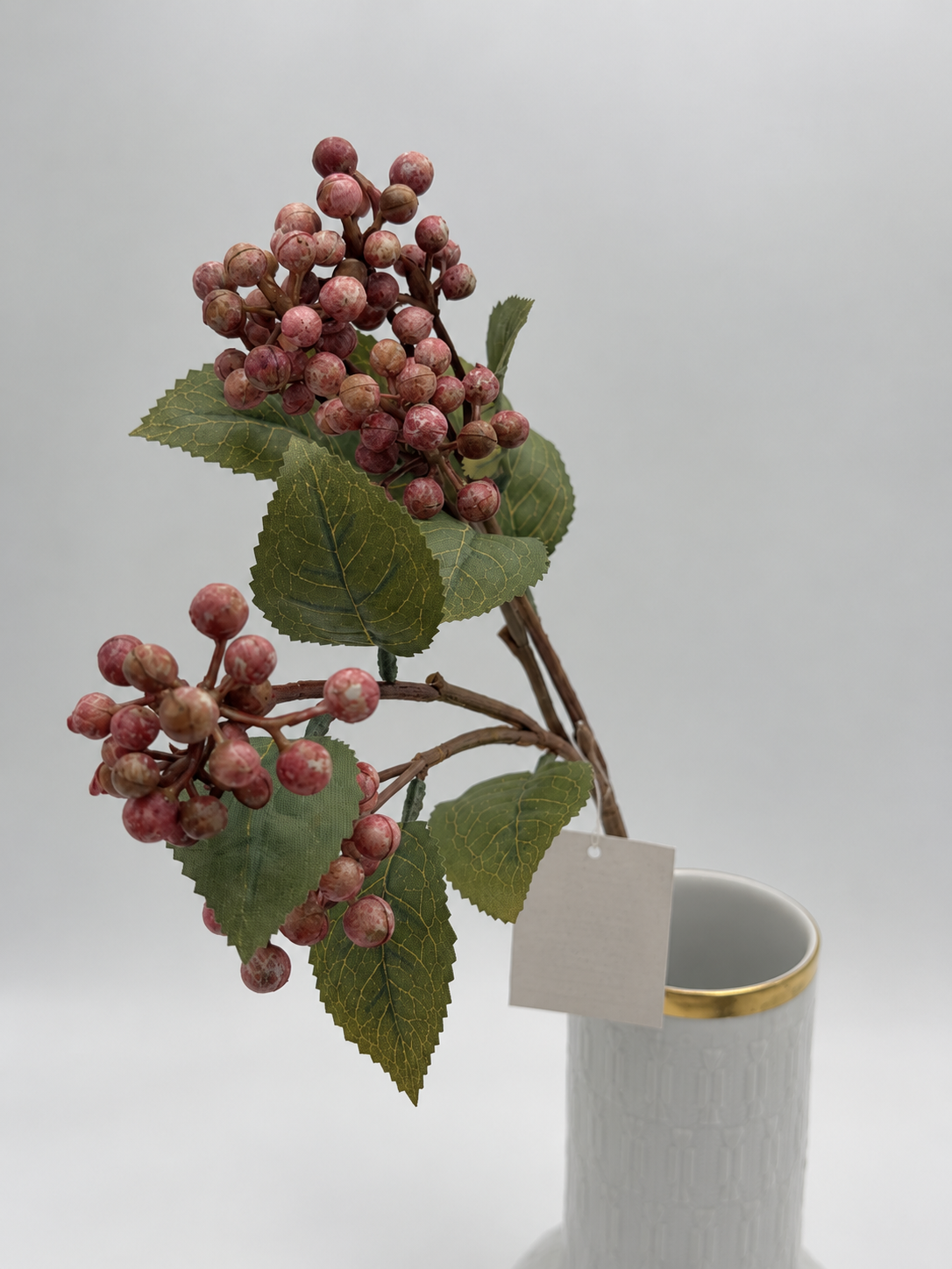 Künstlicher Viburnum-Beerenzweig Schneeballzweig