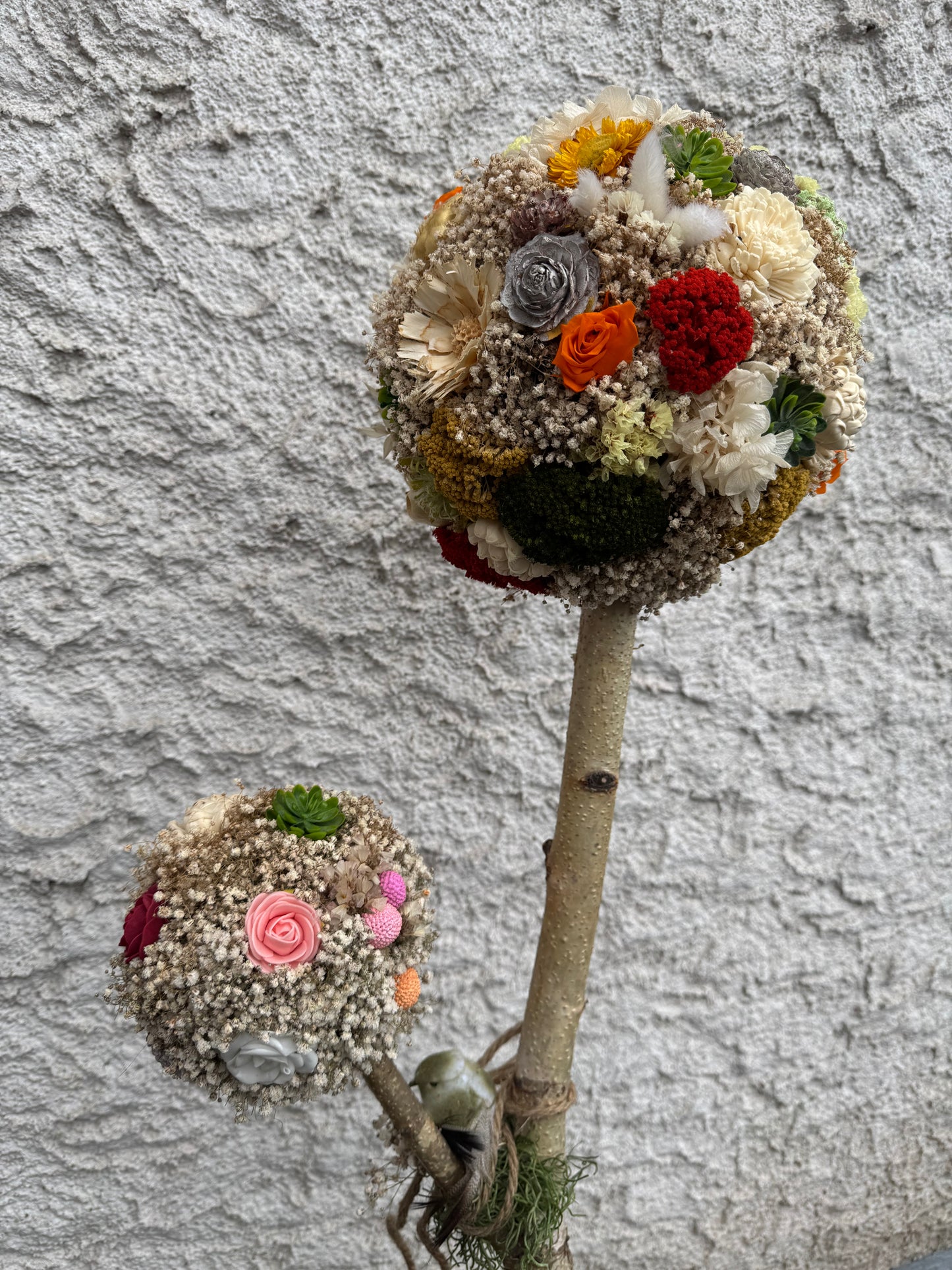 Deko Bäumchen verzweigt Birke 1,55 m