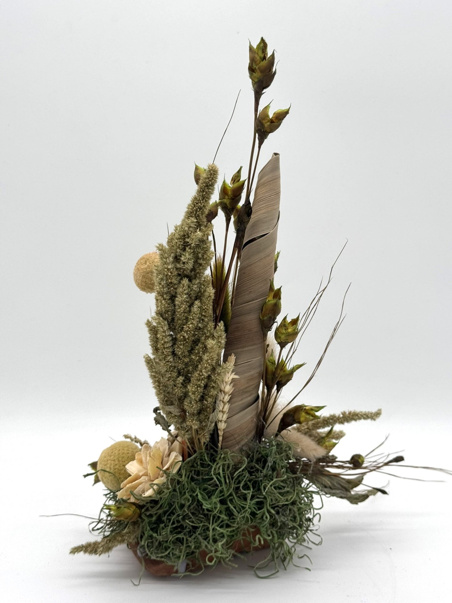 Naturgesteck Kauknochen grün