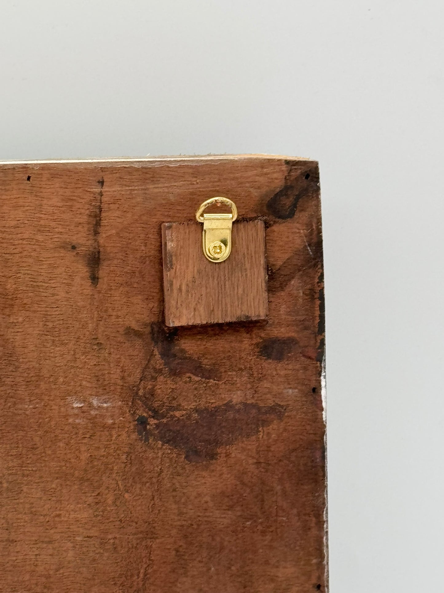 Moosbild weißes Herz 53 cm x 35 cm