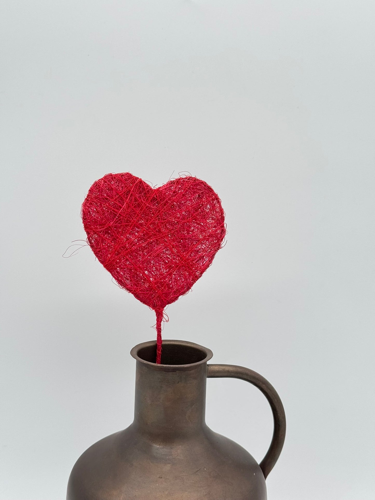 Dekostecker Herz Sisal 1 Stück