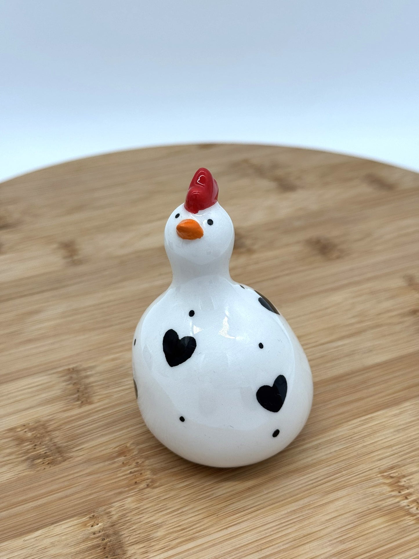 Osterhuhn Keramik Figur 1 Stück