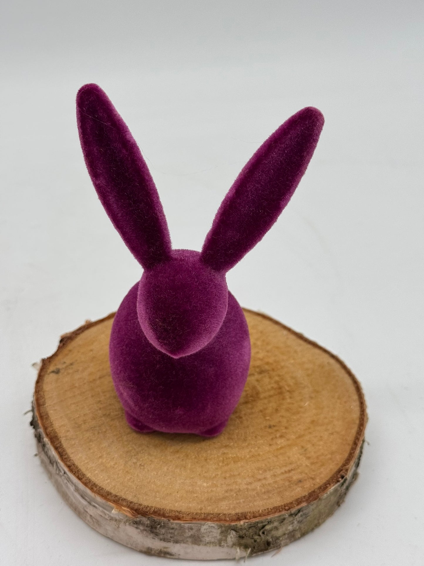 Osterhase 12 cm beflockt 1 Stück