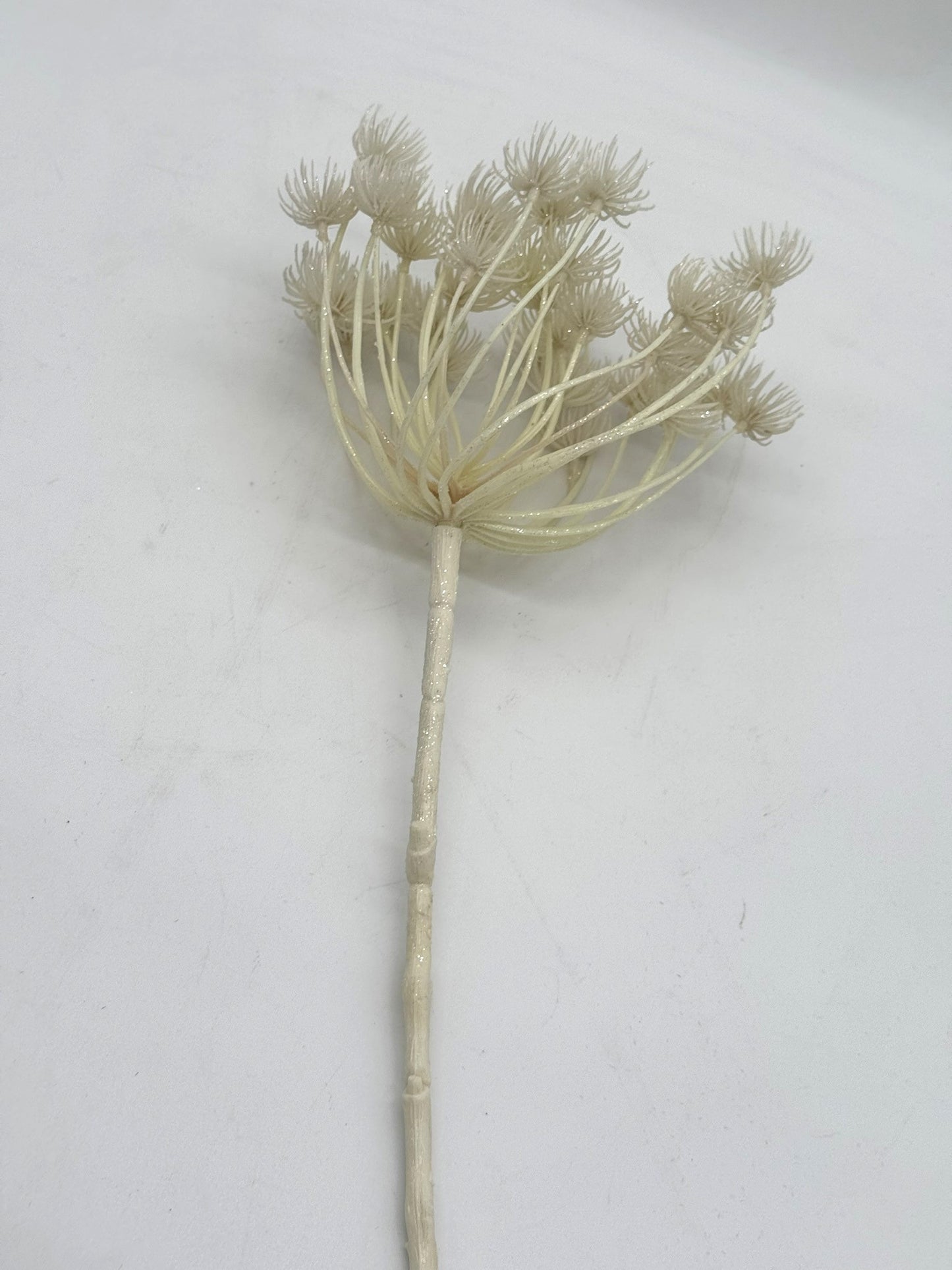 Wiesendill weiß Glitzer 60 cm