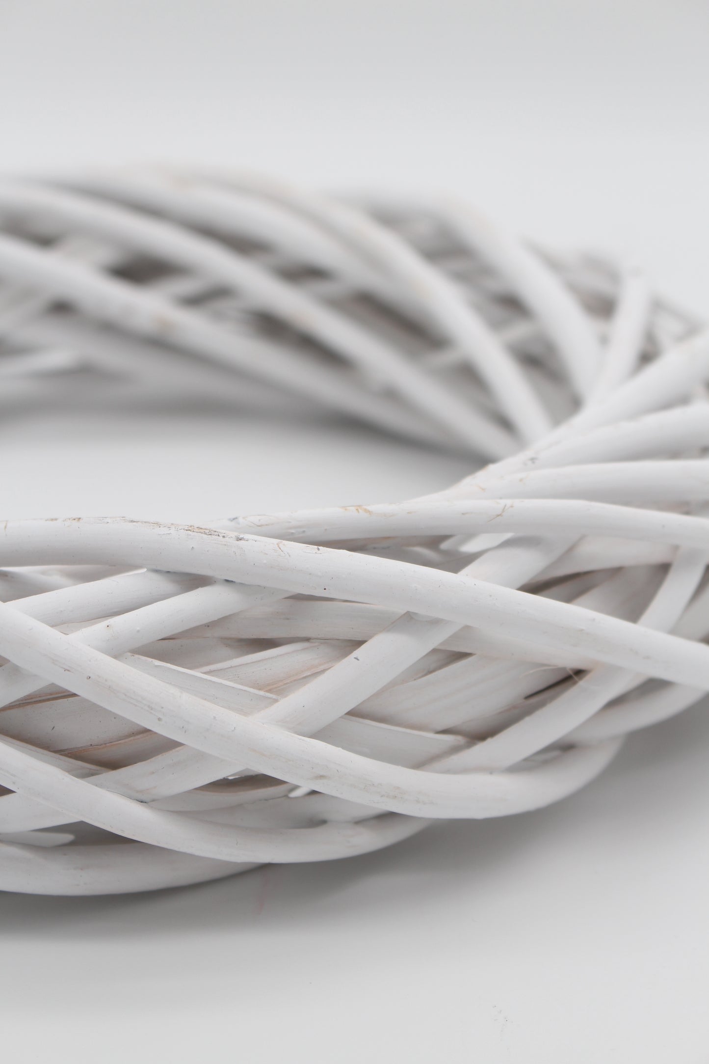 Weidenkranz weiß 30 cm