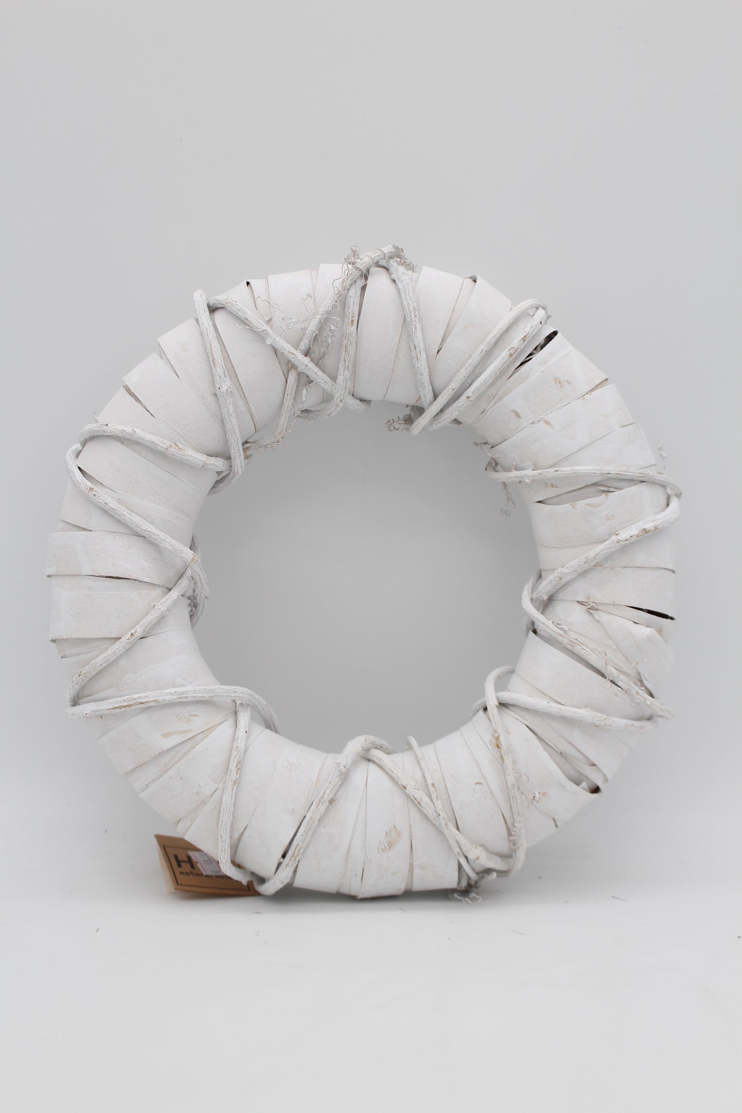 Holzkranz weiß Shabby Chic 30 cm