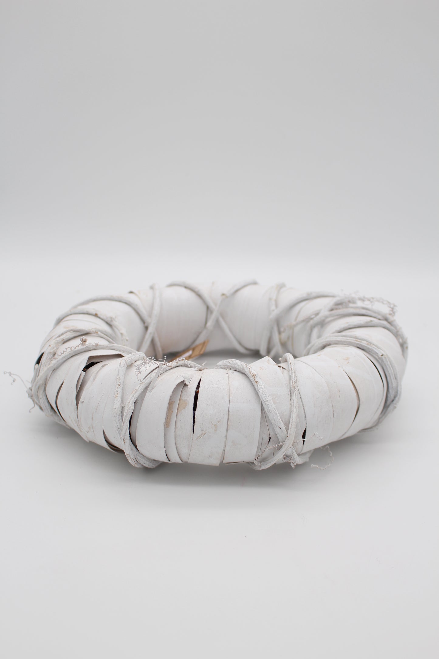 Holzkranz weiß Shabby Chic 30 cm