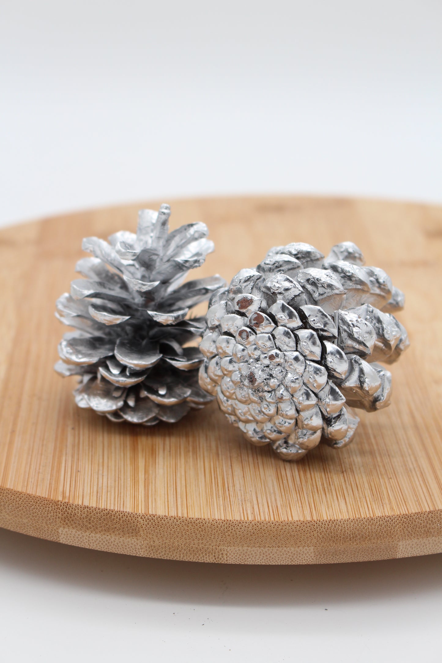 Zapfen klein silber chrom