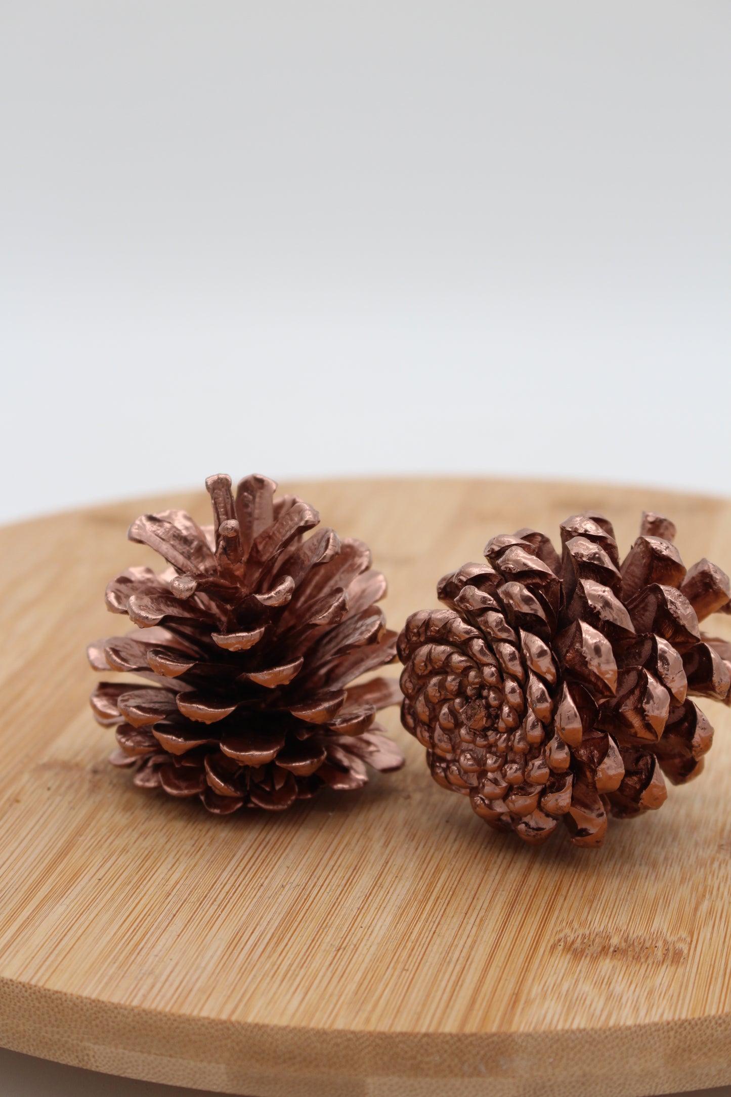 Zapfen klein kupfer metallic