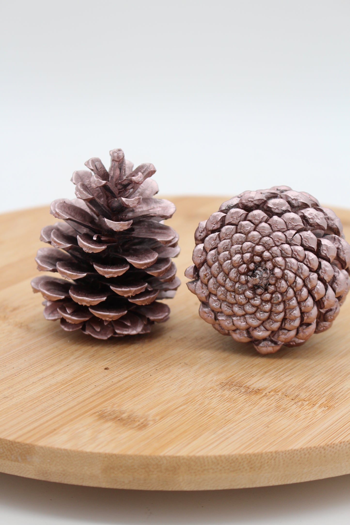 Zapfen klein flieder metallic