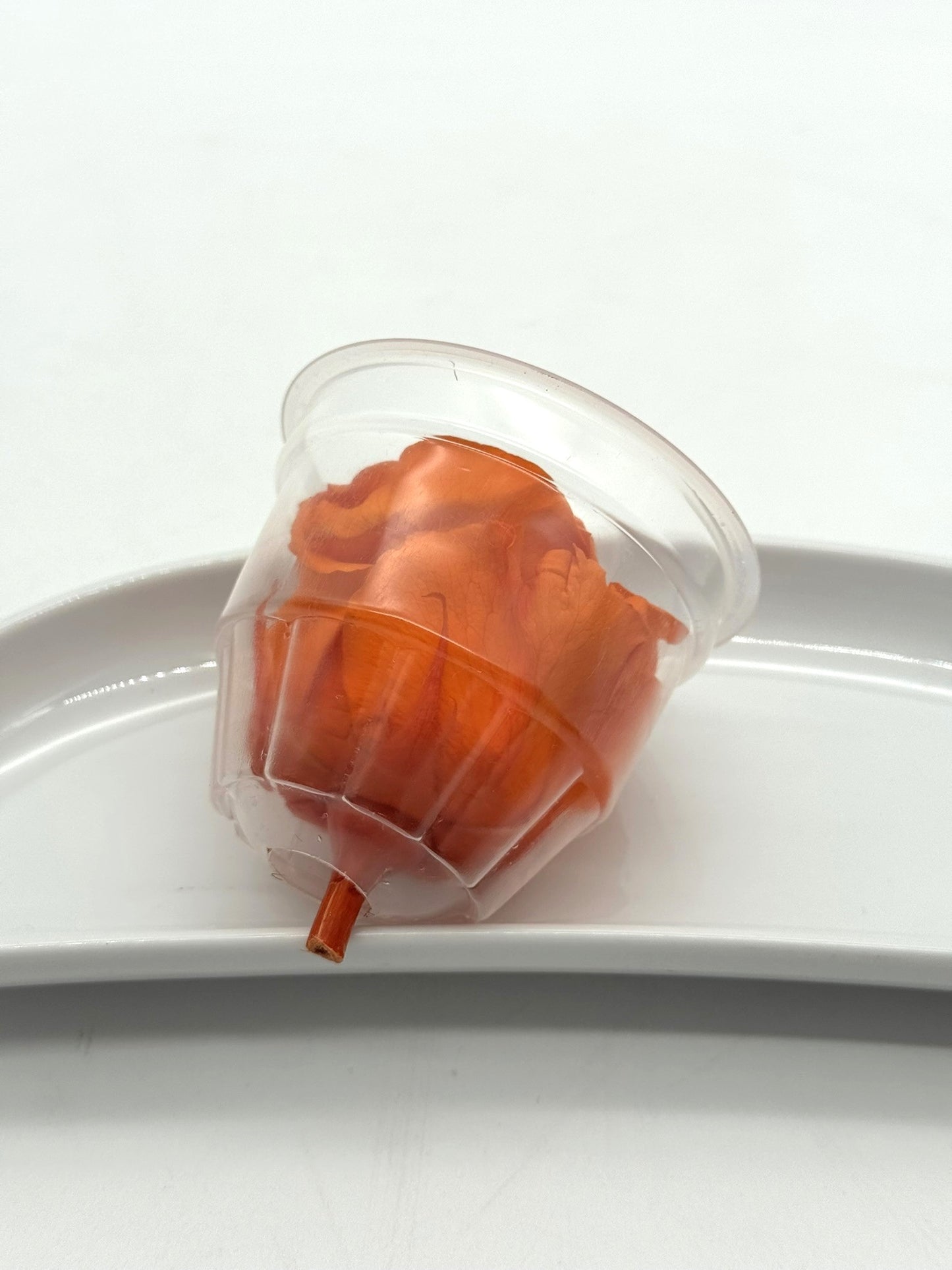 Blüte Infinity Rose orange 1 Stück