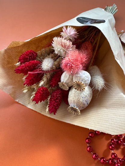 DIY Box Weihnachten rot beige