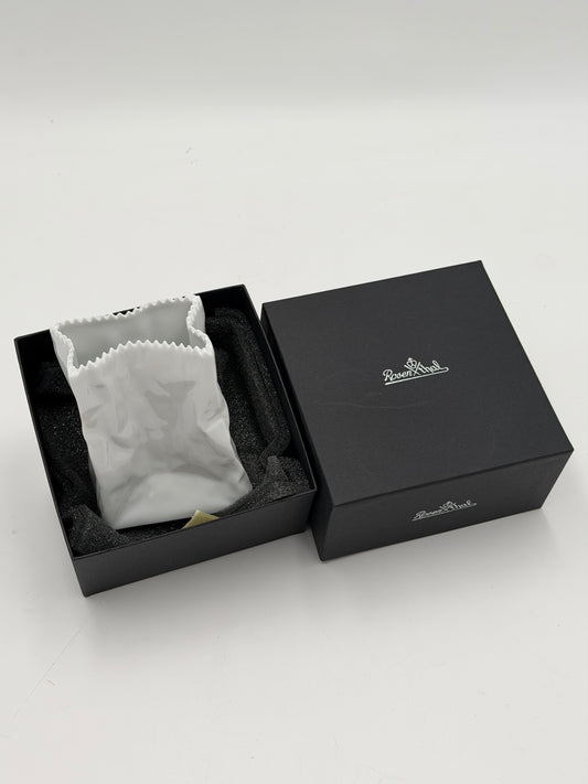 Rosenthal Studio Line Porzellan Tütenvase weiß glasiert im Geschenkkarton 3 Größen