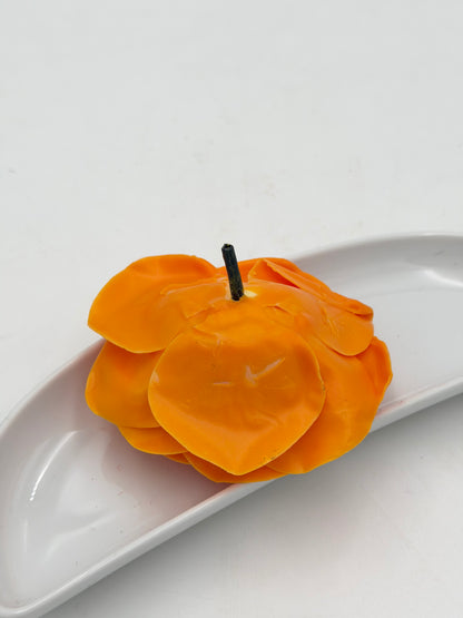Wachs Rose orange 1 Stück