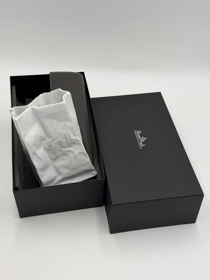 Rosenthal Studio Line Porzellan Tütenvase weiß glasiert im Geschenkkarton 3 Größen