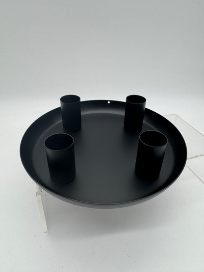 Runder Kerzenhalter Gestell Adventskranz 17 cm