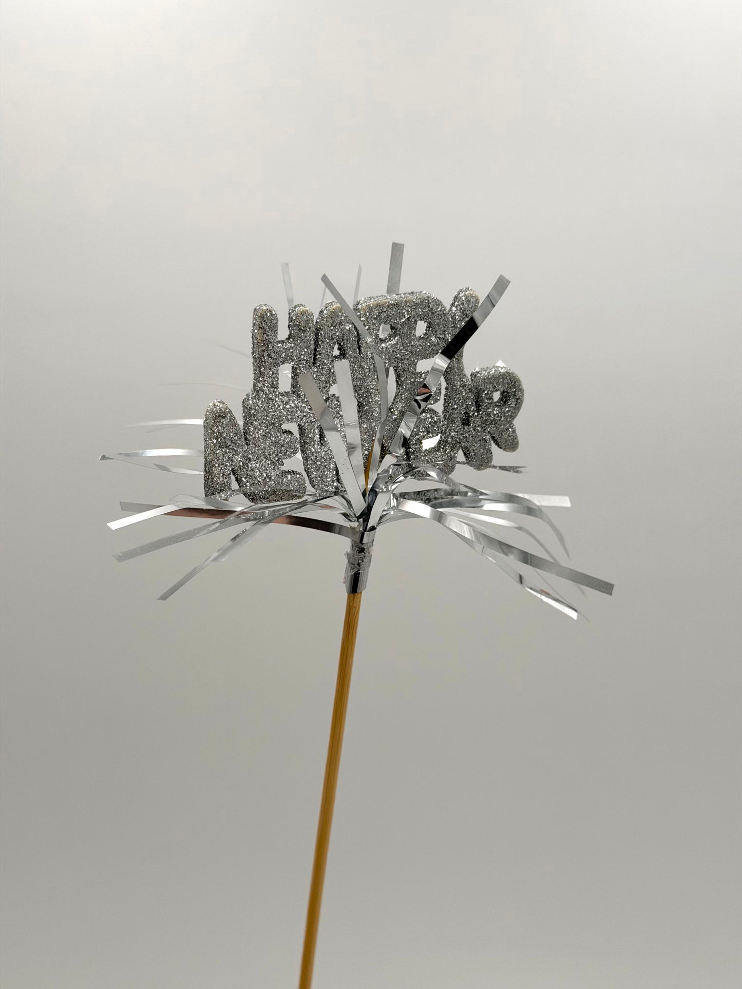 Dekostecker Silvester Party Happy New Year Sekt 50cm 1 Stück