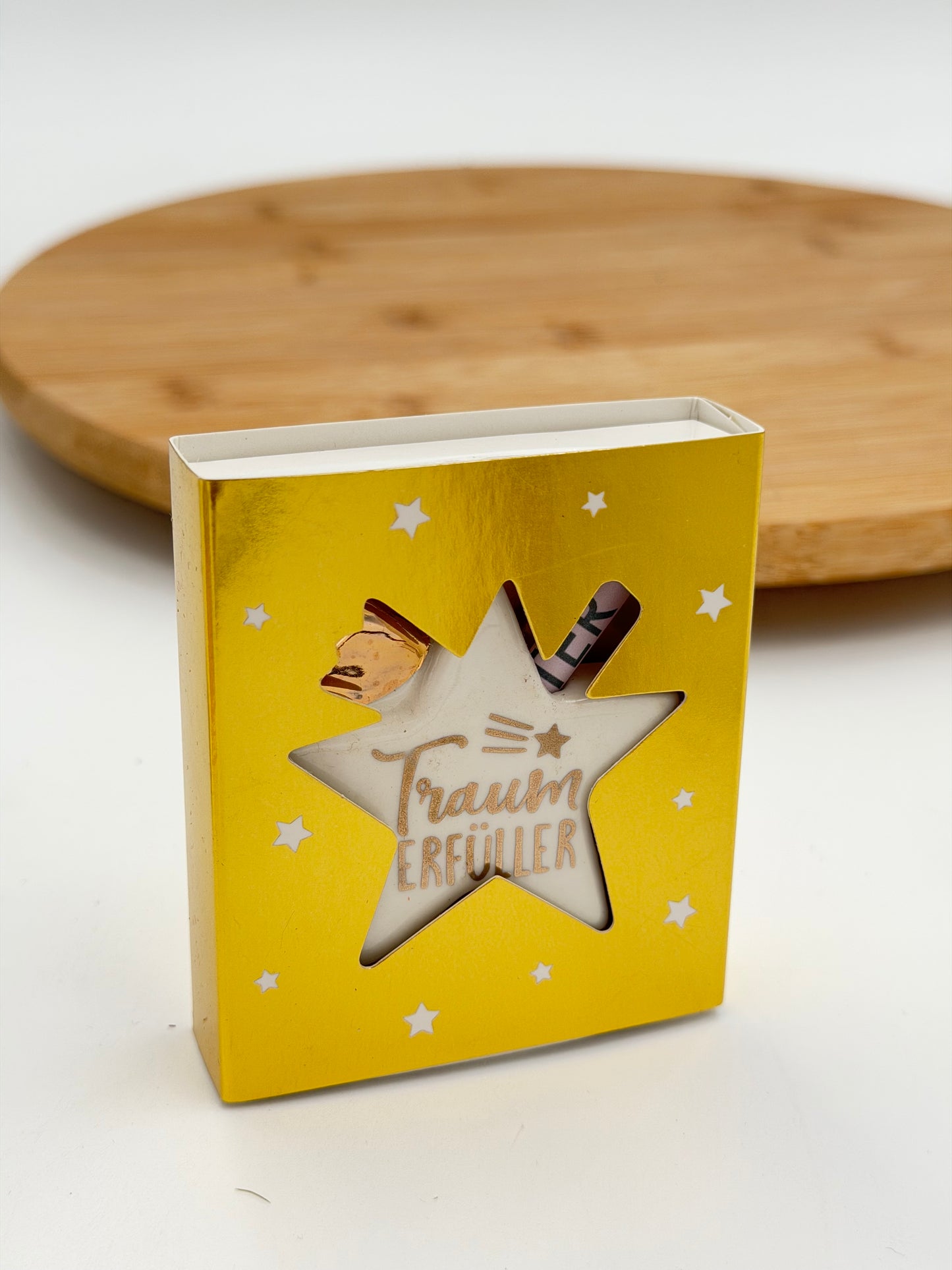 Porzellan Geldgeschenk weihnachtlich klein