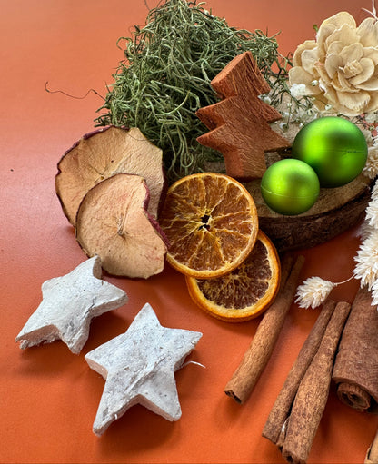 DIY Box Weihnachten natur grün