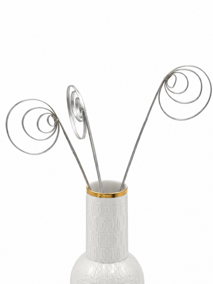 Cane Coil silber 3 Stück