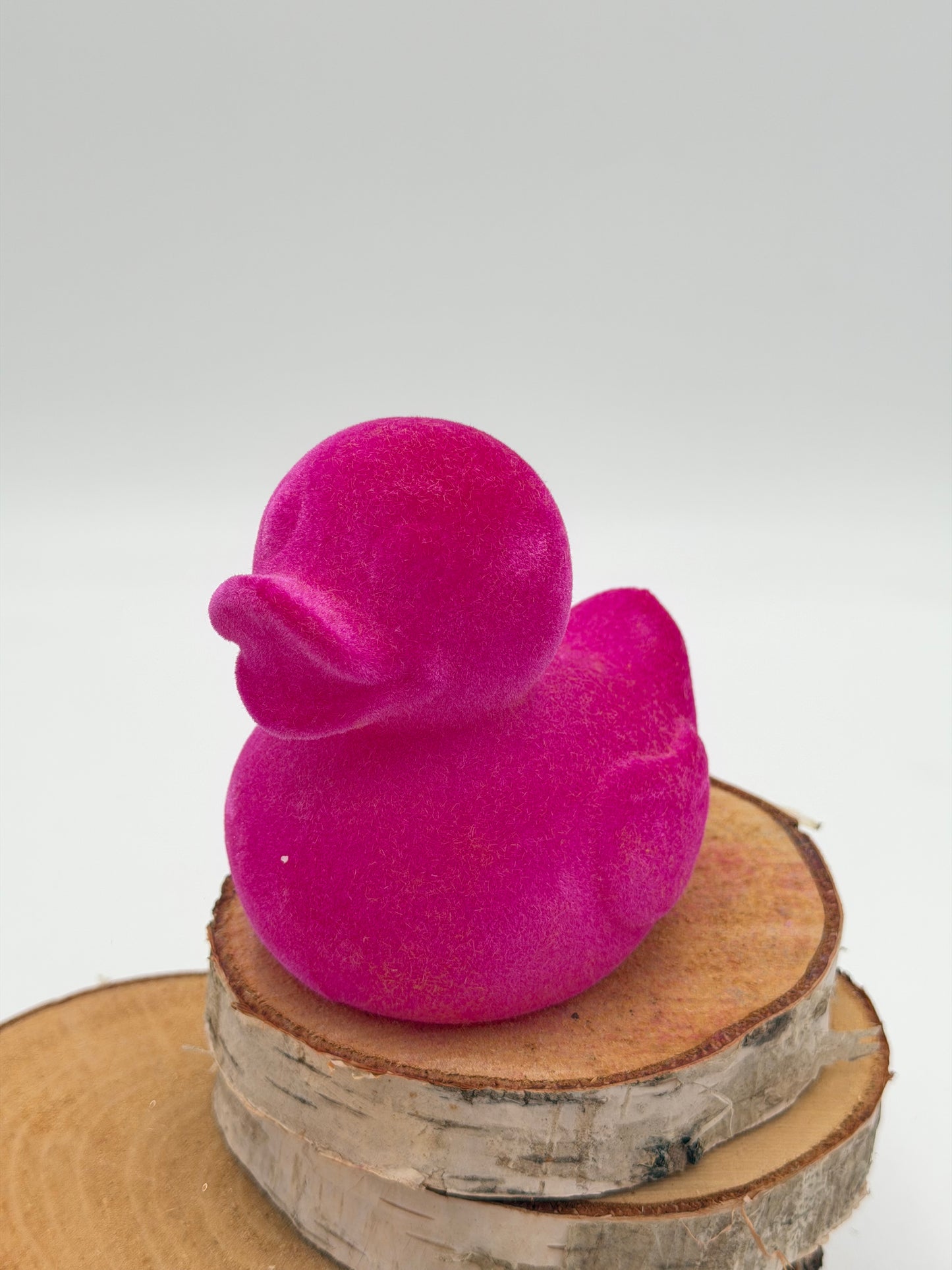 Ostern Ente 10,5 cm beflockt 1 Stück