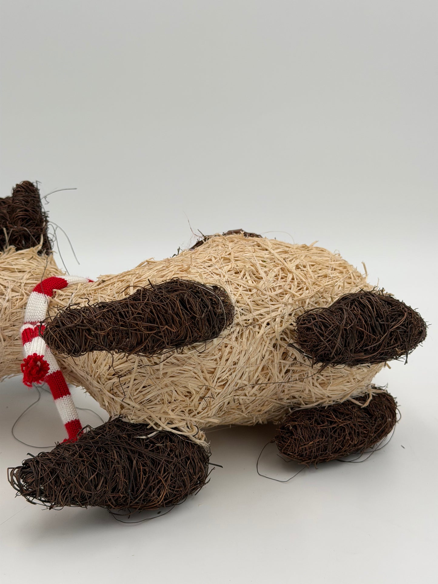 Weihnachtlicher Elch Rentier Pflanzkorb 30cm