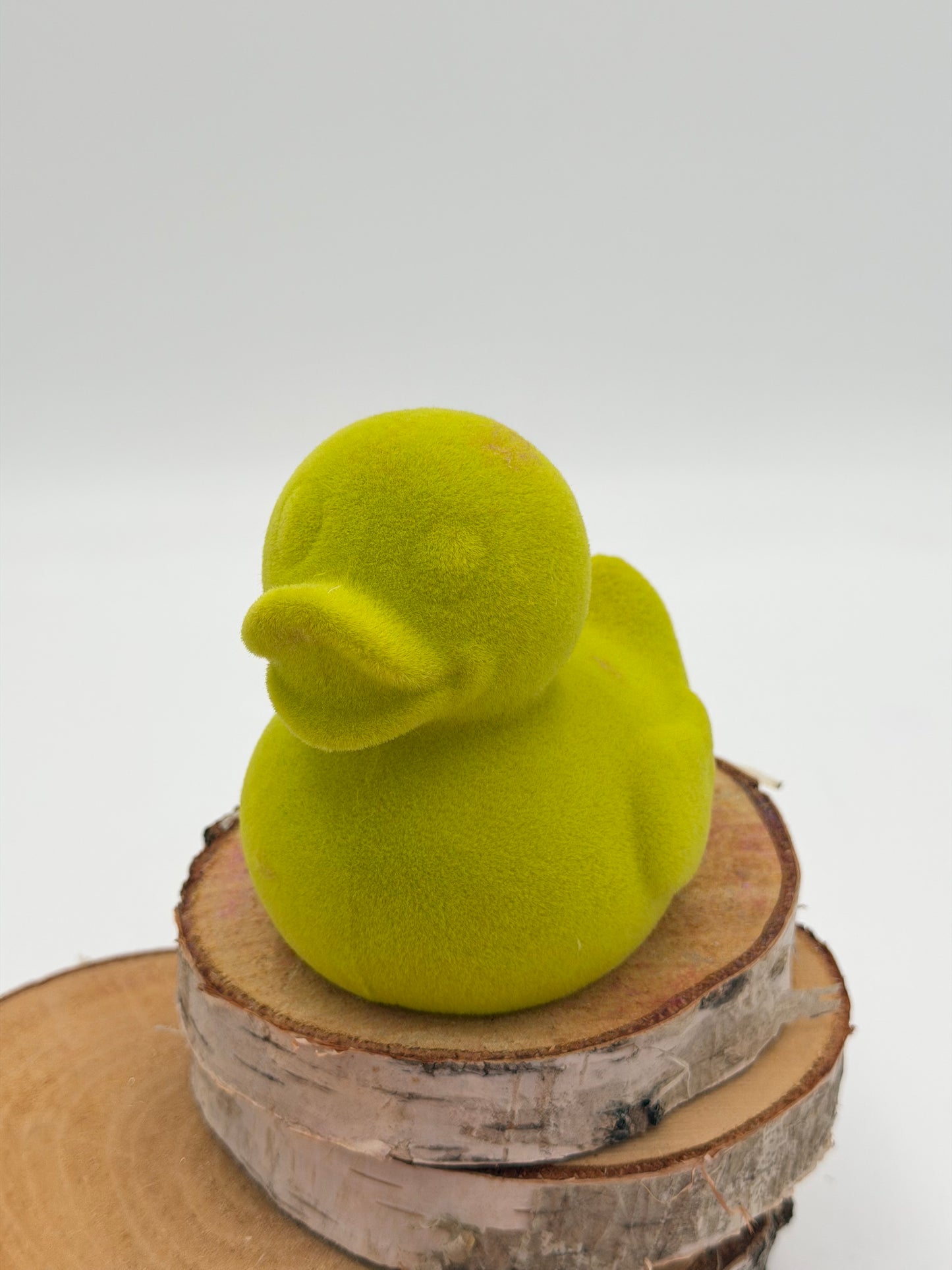 Ostern Ente 10,5 cm beflockt 1 Stück