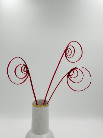 Cane Coil rot 3 Stück