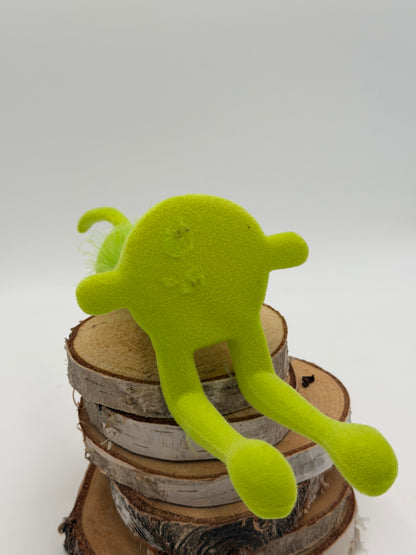 Kantenhocker Osterhase grün 36 cm beflockt sitzend 1 Stück
