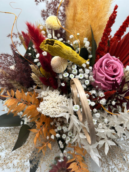 XL Trockenblumenstrauß Landhaus