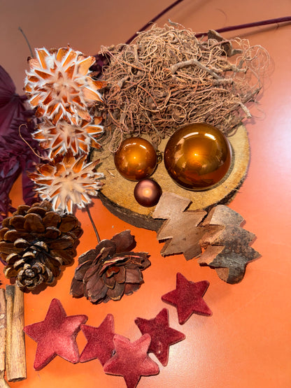 DIY Box Weihnachten rotbraun kupfer