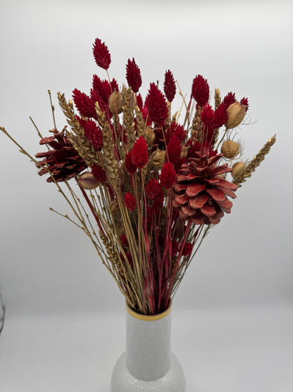 Trockenbund groß XMAS rot gold