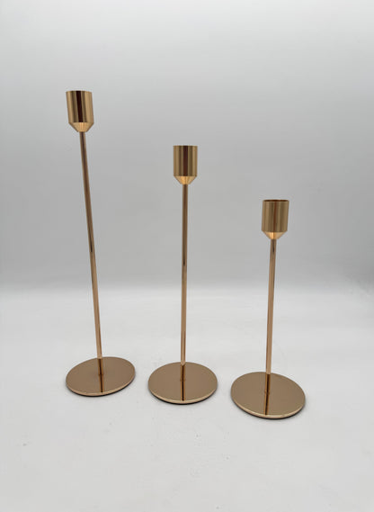 Filigraner Kerzenständer Kerzenhalter goldfarben