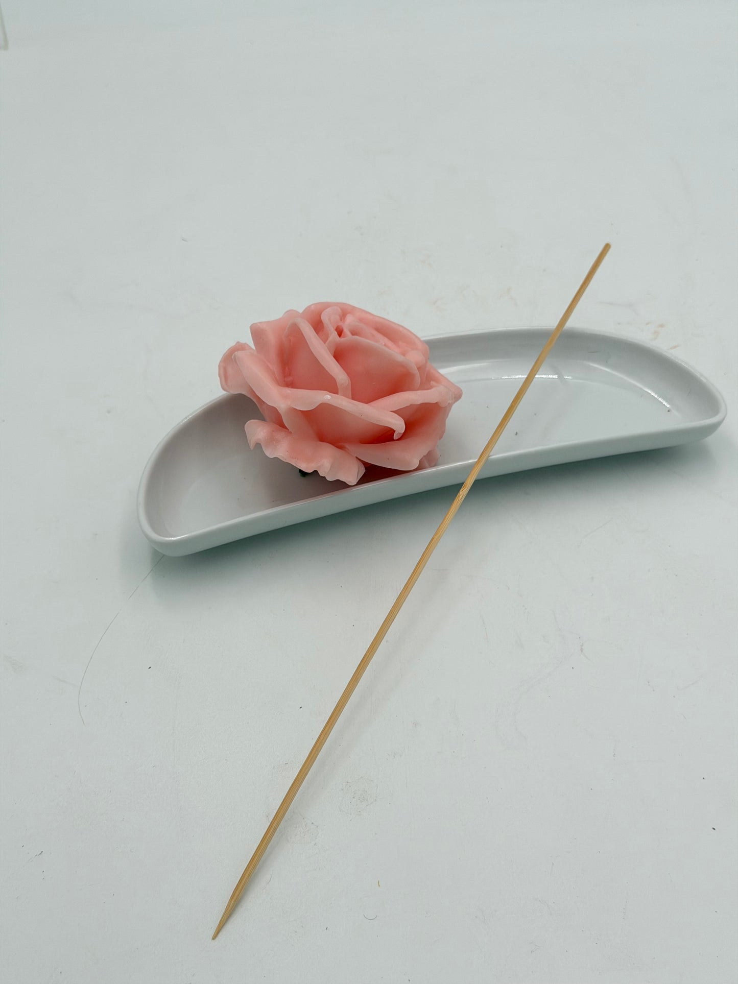 Wachs Rose rosa Ozeana 1 Stück