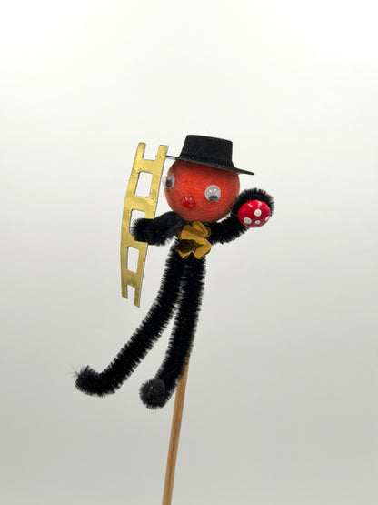 Dekostecker Silvester Party Happy New Year Sekt 50cm 1 Stück