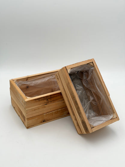 Pflanzgefäß Holz Kiste 1 Stück
