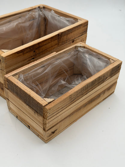 Pflanzgefäß Holz Kiste 1 Stück