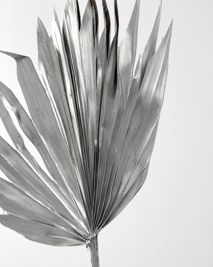 Palmblatt breit silber 60 cm 1 Stück