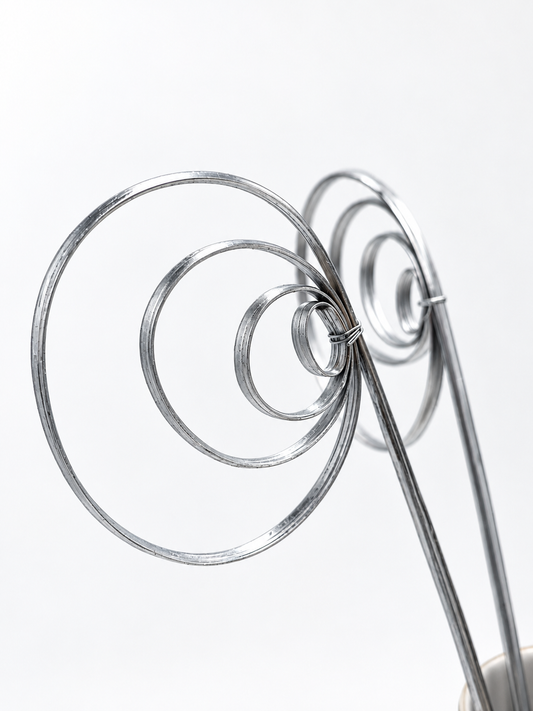 Cane Coil silber 3 Stück