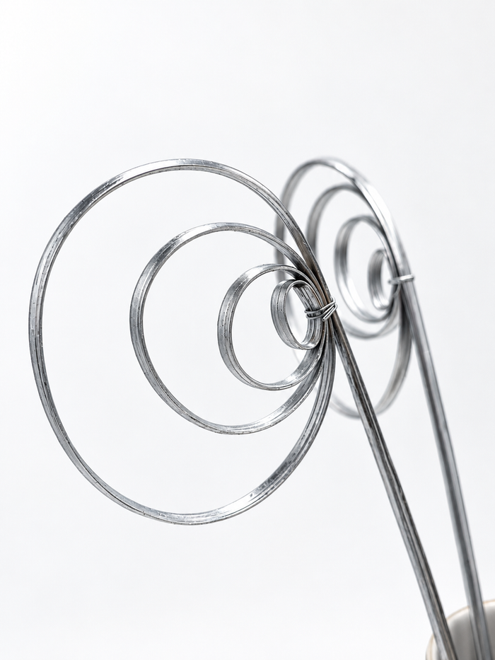Cane Coil silber 3 Stück