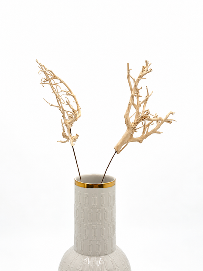 White Bush Naturzweig am Draht 30 cm