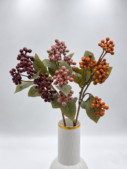 Künstlicher Viburnum-Beerenzweig Schneeballzweig