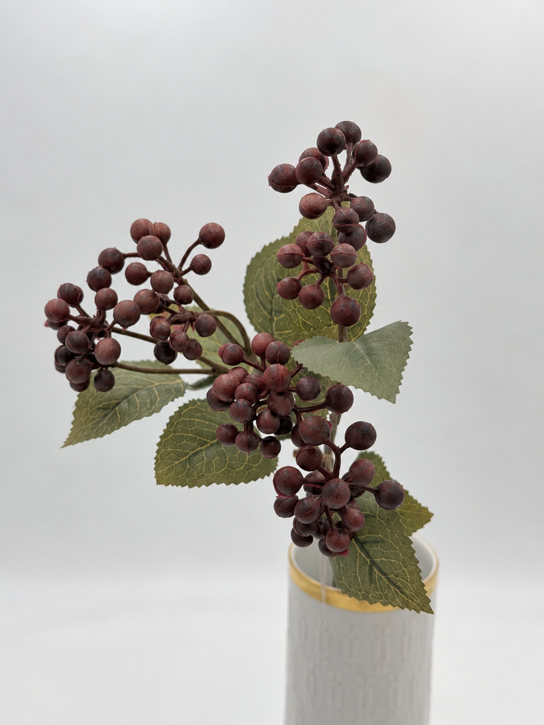 Künstlicher Viburnum-Beerenzweig Schneeballzweig