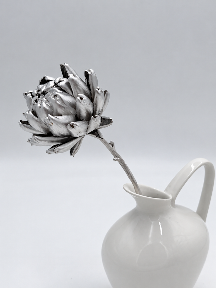 Artischocke silber 1 Stück