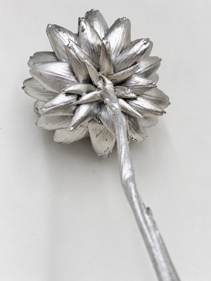 Artischocke silber 1 Stück