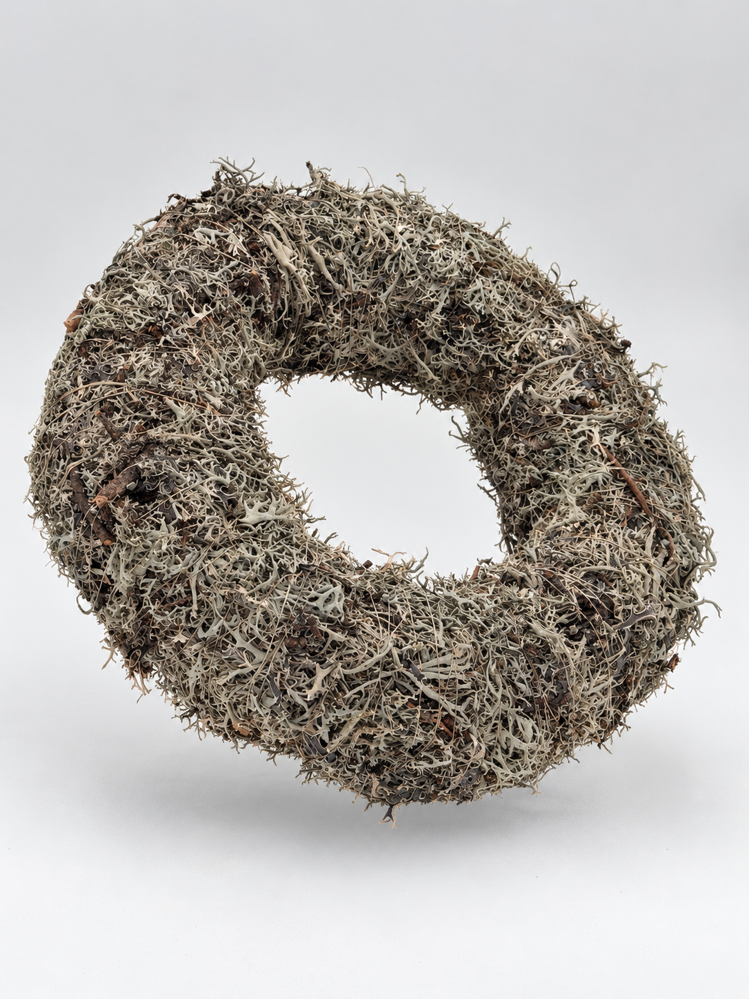 Graumoos-Kranz Natur Grau Grün Ø 25 cm